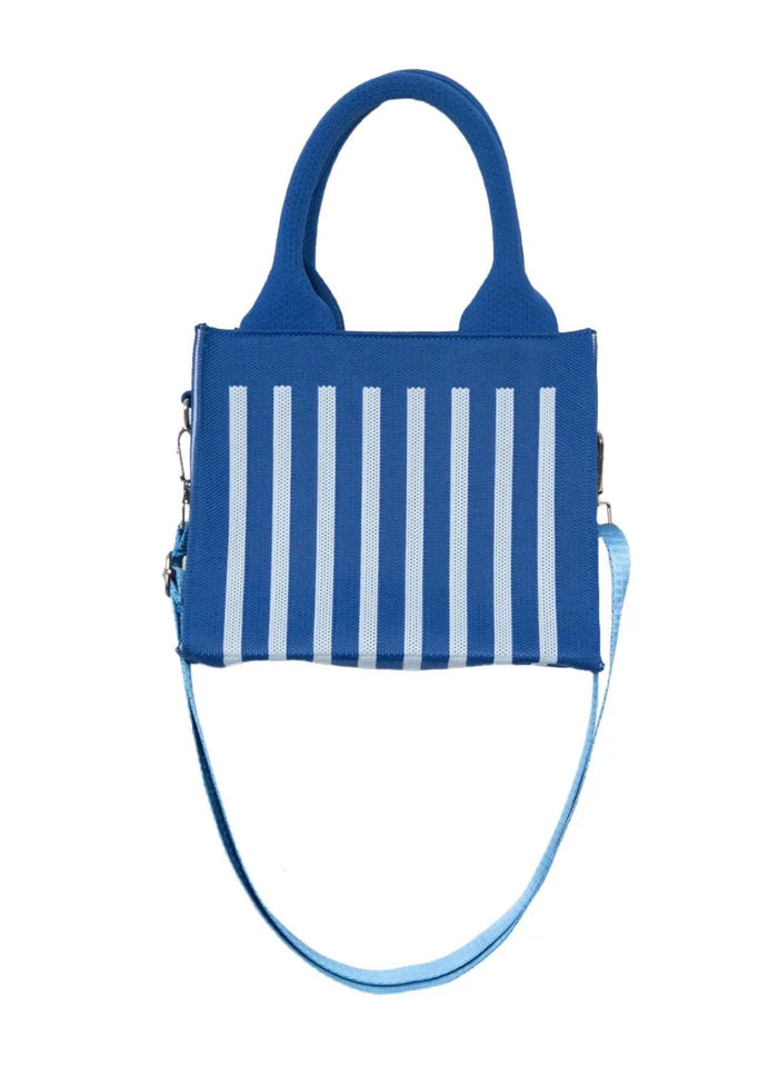 Personalized MINI Striped Tote Bag – Custom Embroidered Monogram