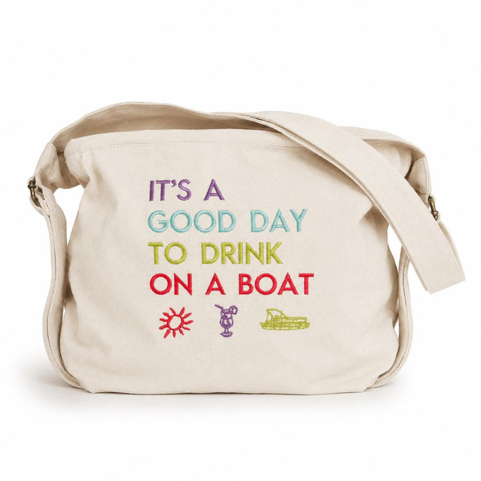 It’s A Good Day To Drink On A Boat Canvas Tote