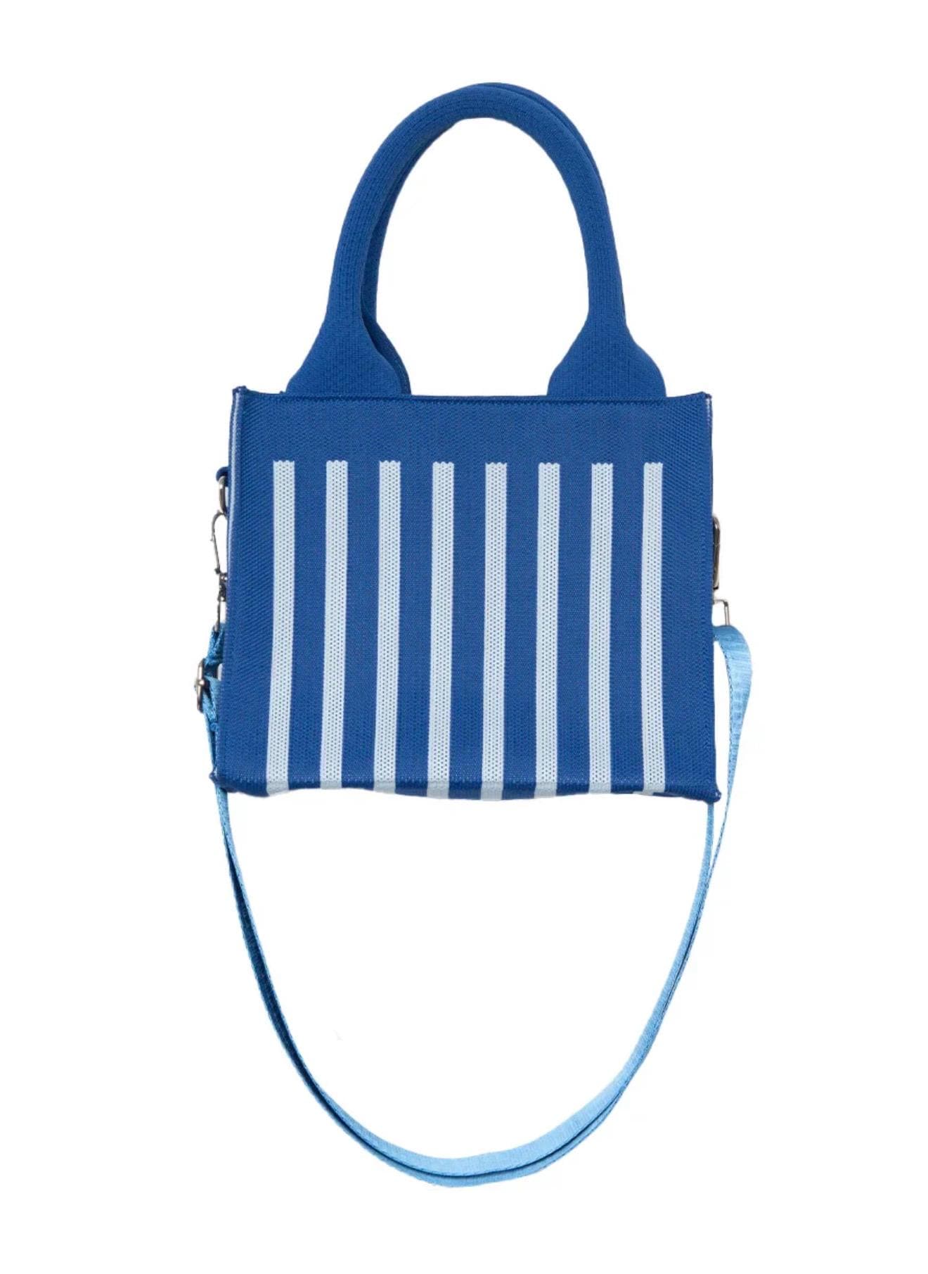 Personalized MINI Striped Tote Bag – Custom Embroidered Monogram